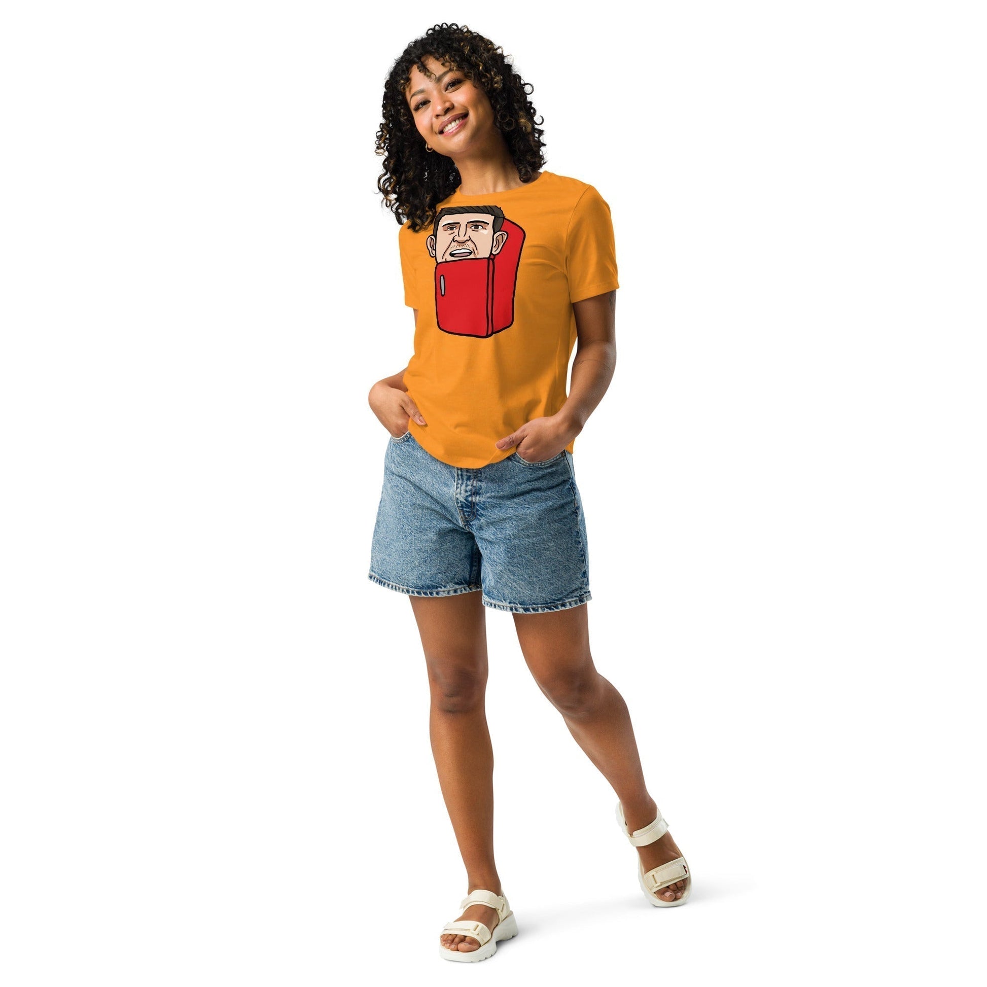 Harry ''The Fridge'' Maguire Women's Fit Relaxed T-Shirt Next Cult Brand Football, Harry Maguire, Manchester United, The Fridge