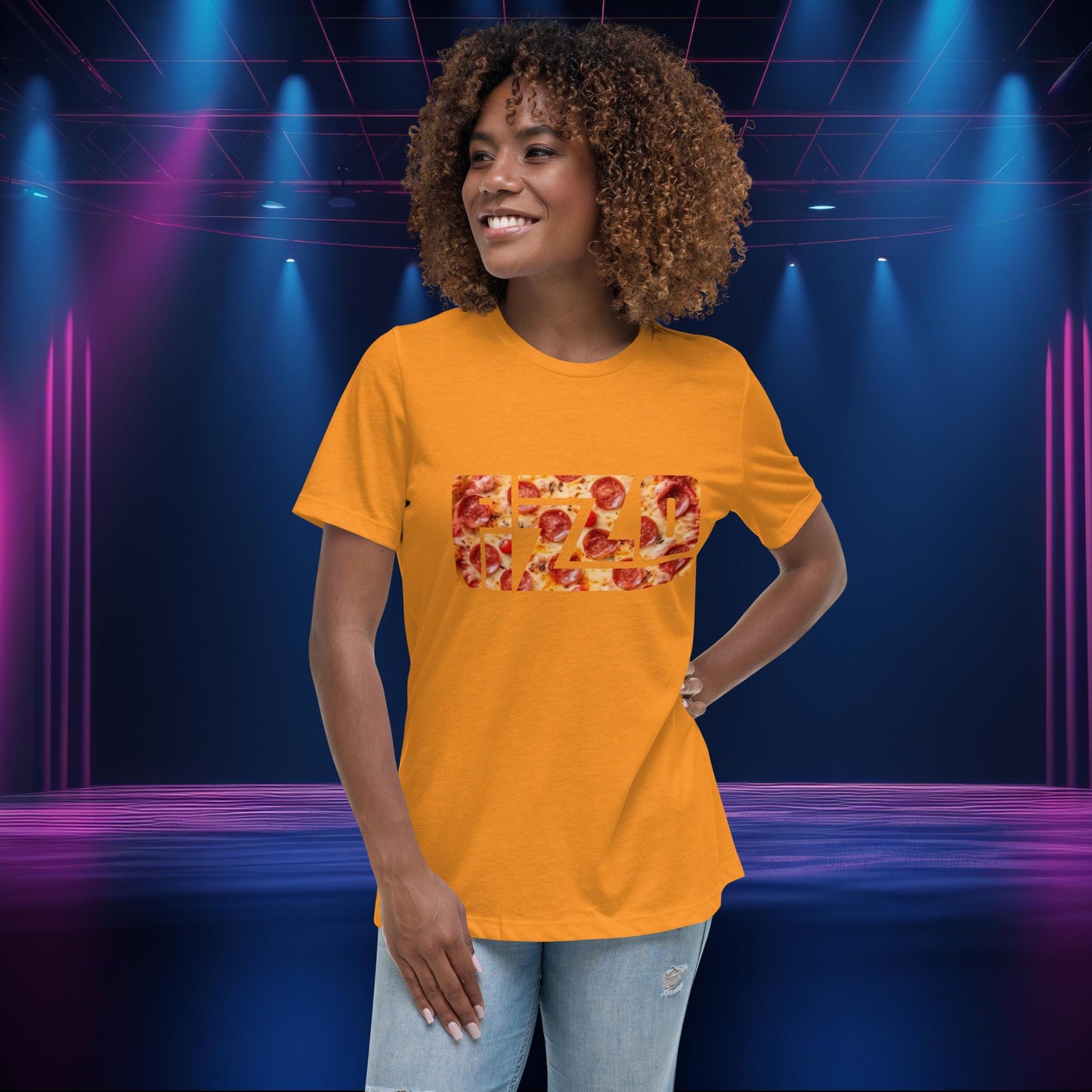 Pizzo Logo Lizzo Pizza Lizzo Merch Lizzo Gift Body Positivity Body empowerment Lizzo Women's Relaxed T-Shirt Next Cult Brand