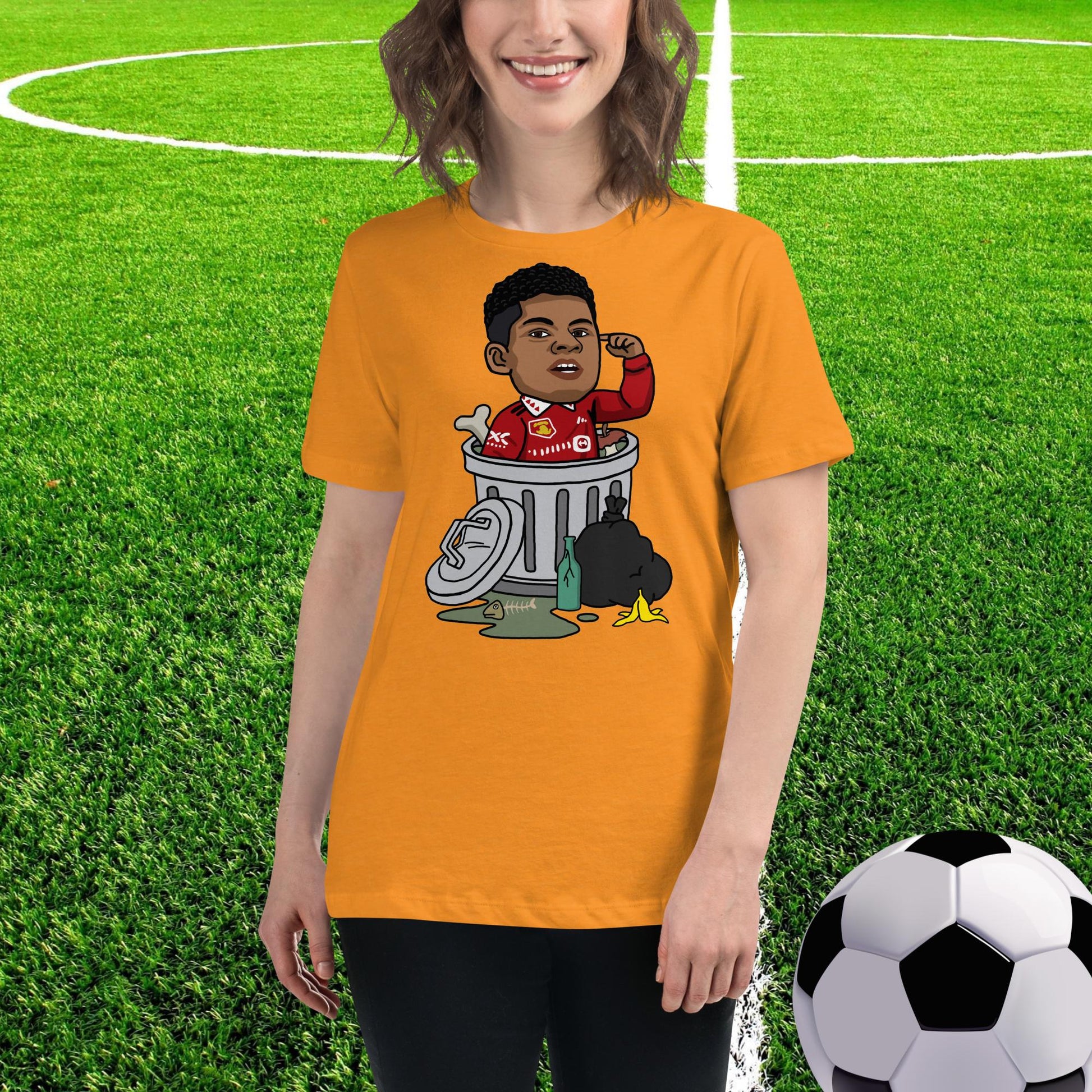 Trashford Marcus Rashford Manchester United Gift Man United Gift Marcus Rashford Women's Relaxed T-Shirt Next Cult Brand