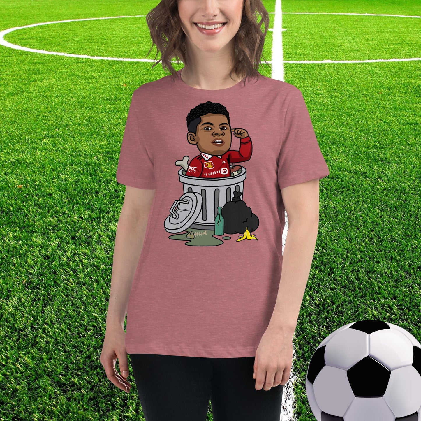 Trashford Marcus Rashford Manchester United Gift Man United Gift Marcus Rashford Women's Relaxed T-Shirt Next Cult Brand