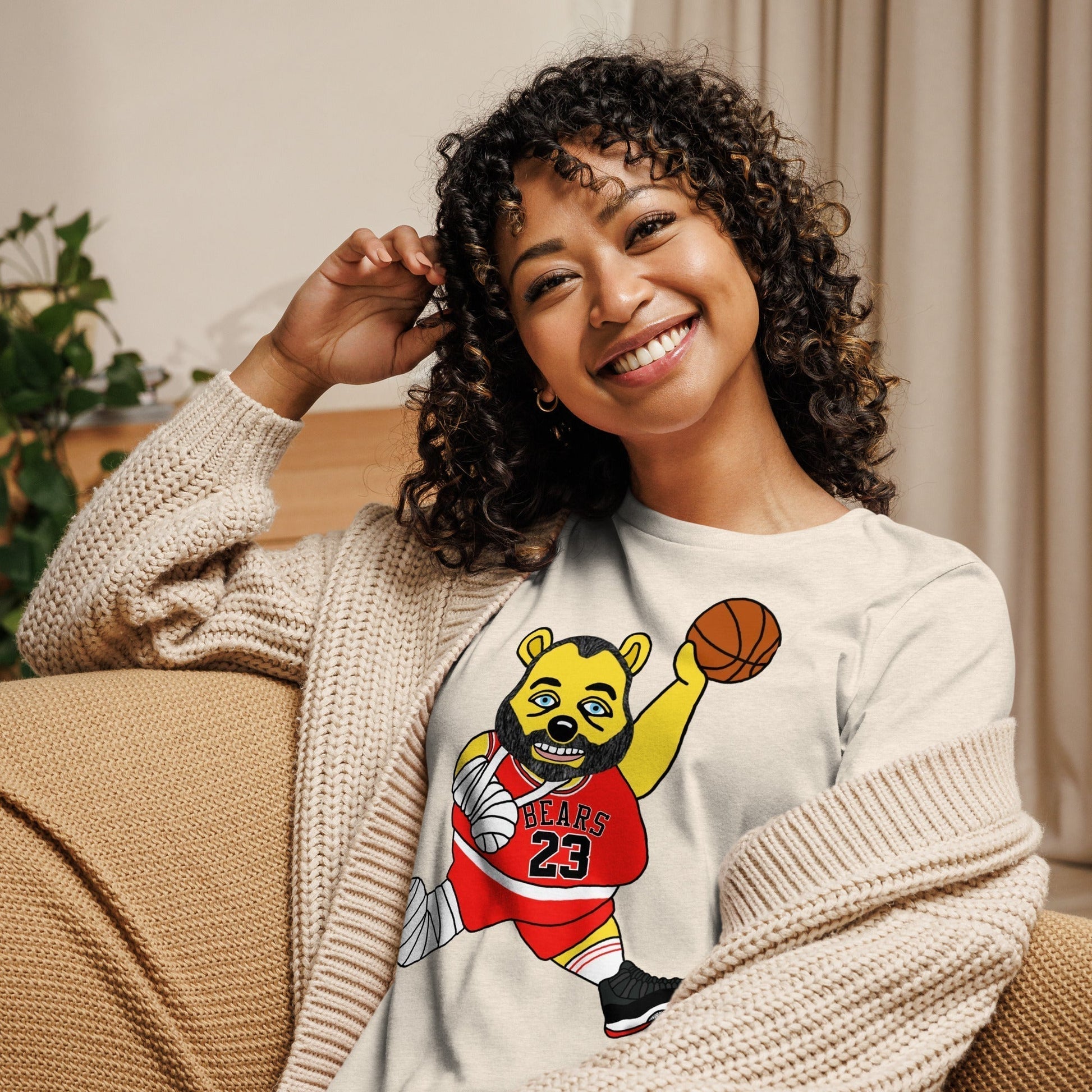 Air Segura, Tom Segura Basketball, Your Mom's House (YMH), 2 Bears 1 Cave, Funny Women's Relaxed T-Shirt Next Cult Brand 2 Bears 1 Cave, Air Segura, Podcasts, Stand-up Comedy, Tom Segura, YMH