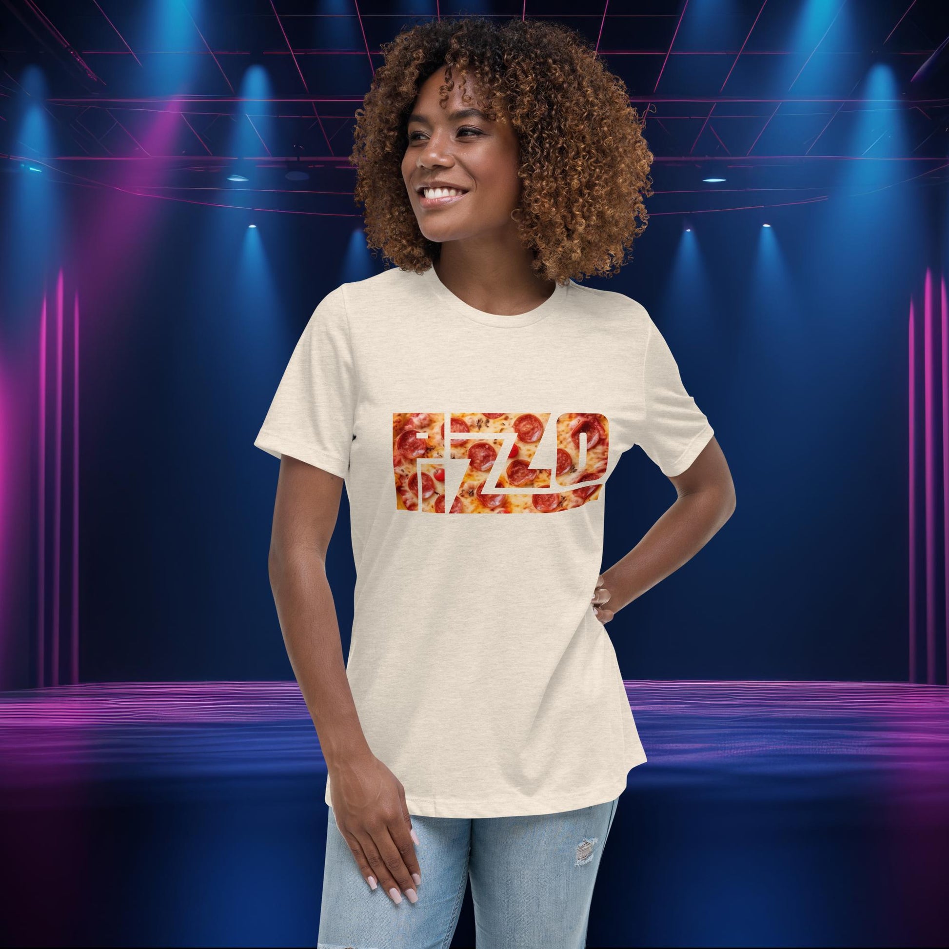 Pizzo Logo Lizzo Pizza Lizzo Merch Lizzo Gift Body Positivity Body empowerment Lizzo Women's Relaxed T-Shirt Next Cult Brand