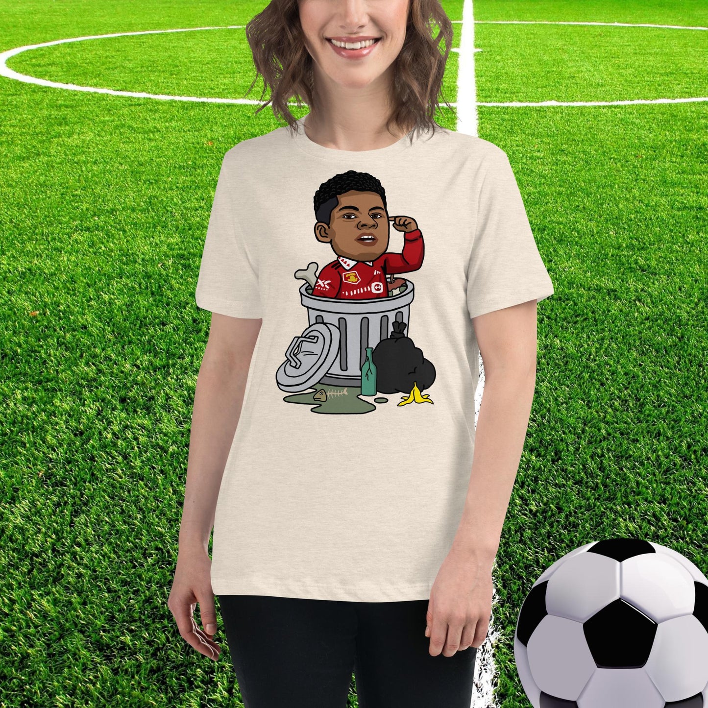 Trashford Marcus Rashford Manchester United Gift Man United Gift Marcus Rashford Women's Relaxed T-Shirt Next Cult Brand