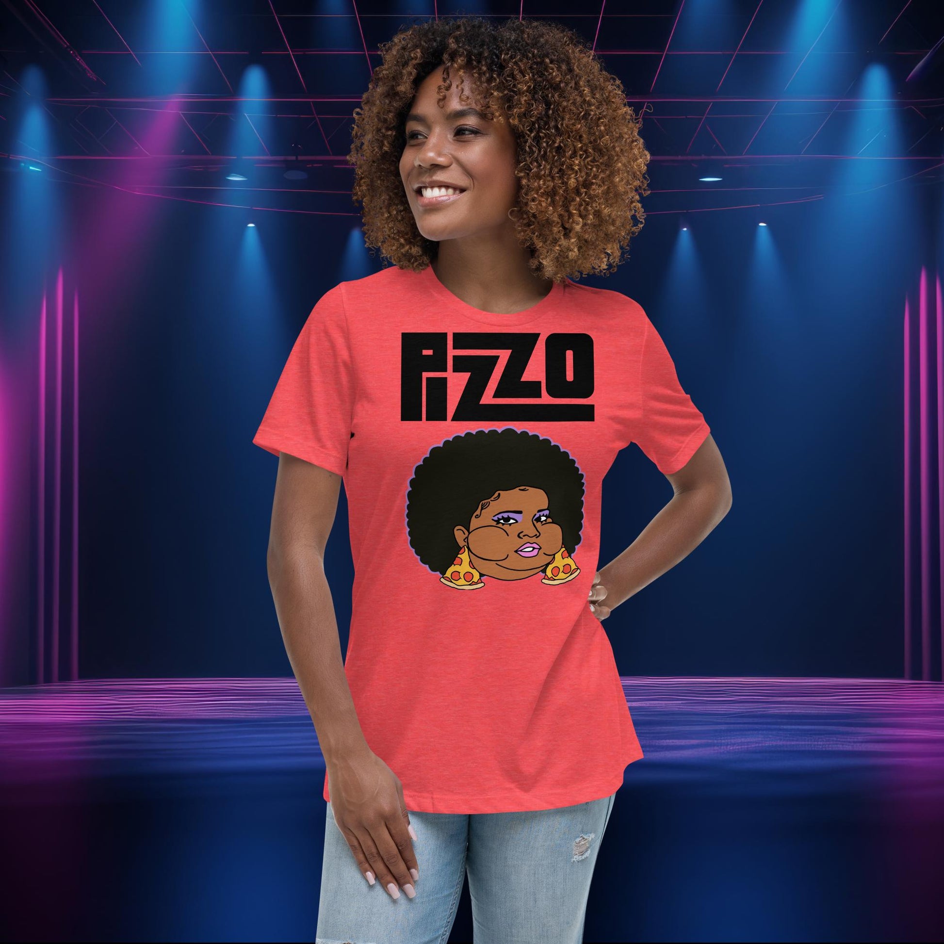 Pizzo Lizzo Pizza Lizzo Merch Lizzo Gift Body Positivity Body empowerment Lizzo Women's Relaxed T-Shirt Next Cult Brand