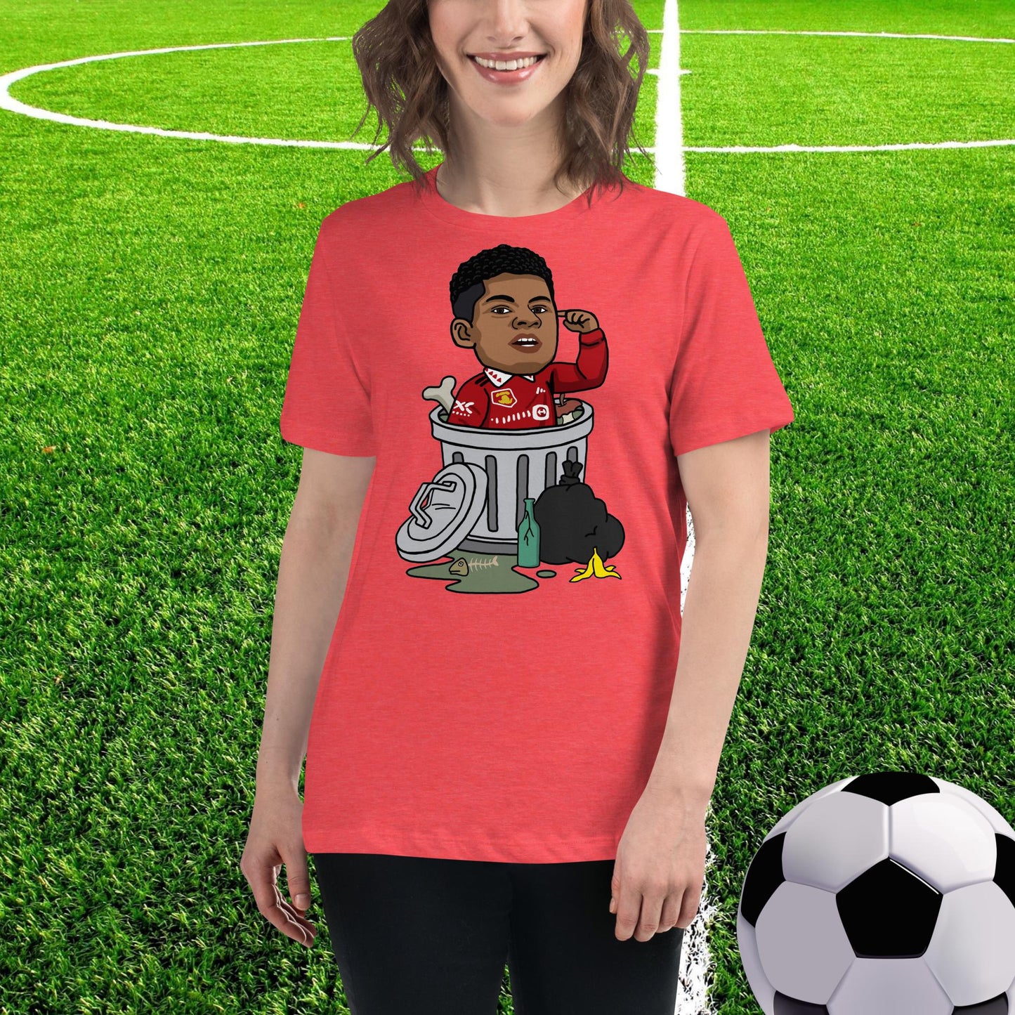 Trashford Marcus Rashford Manchester United Gift Man United Gift Marcus Rashford Women's Relaxed T-Shirt Next Cult Brand