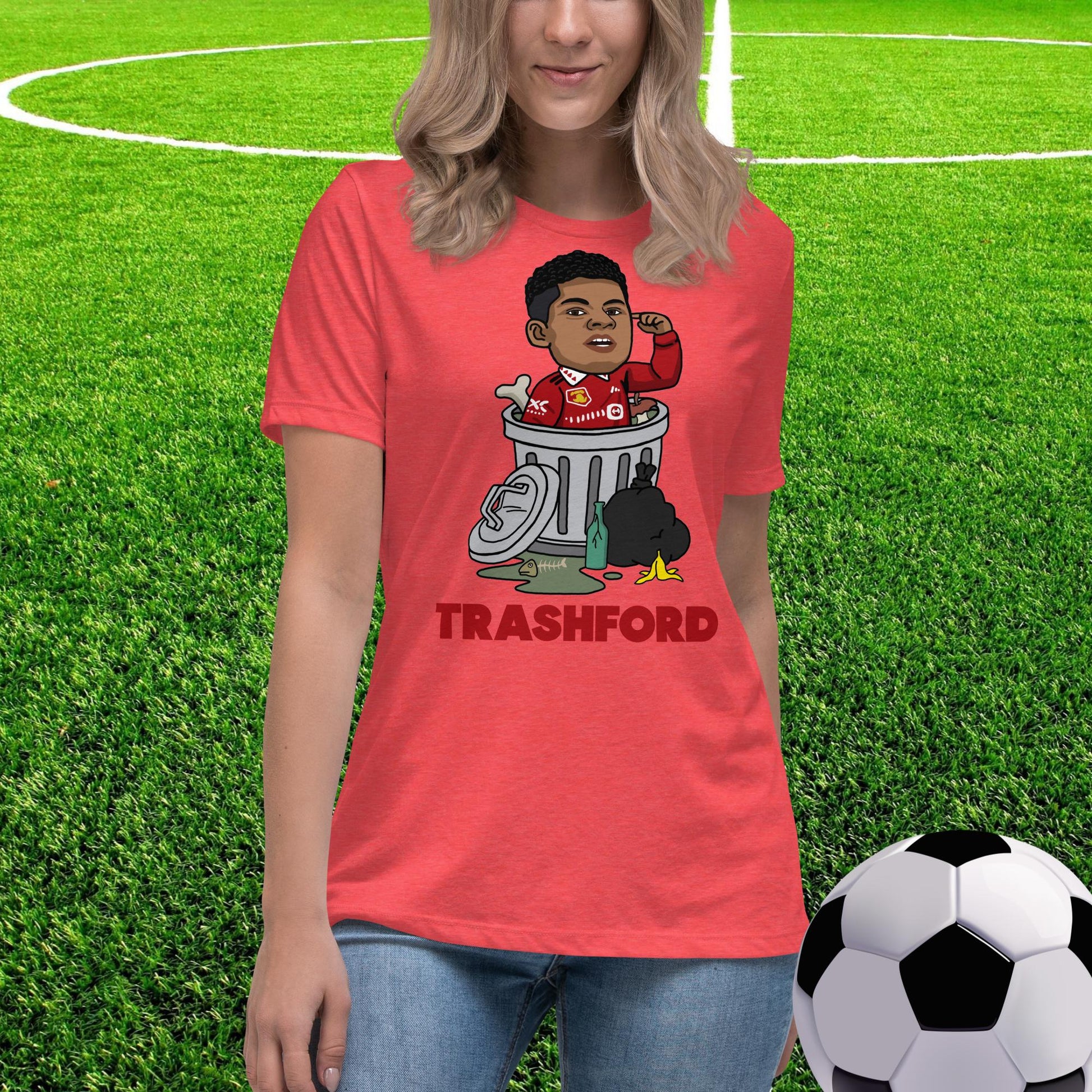 Trashford Marcus Rashford Manchester United Gift Man United Gift Marcus Rashford Women's Relaxed T-Shirt Next Cult Brand