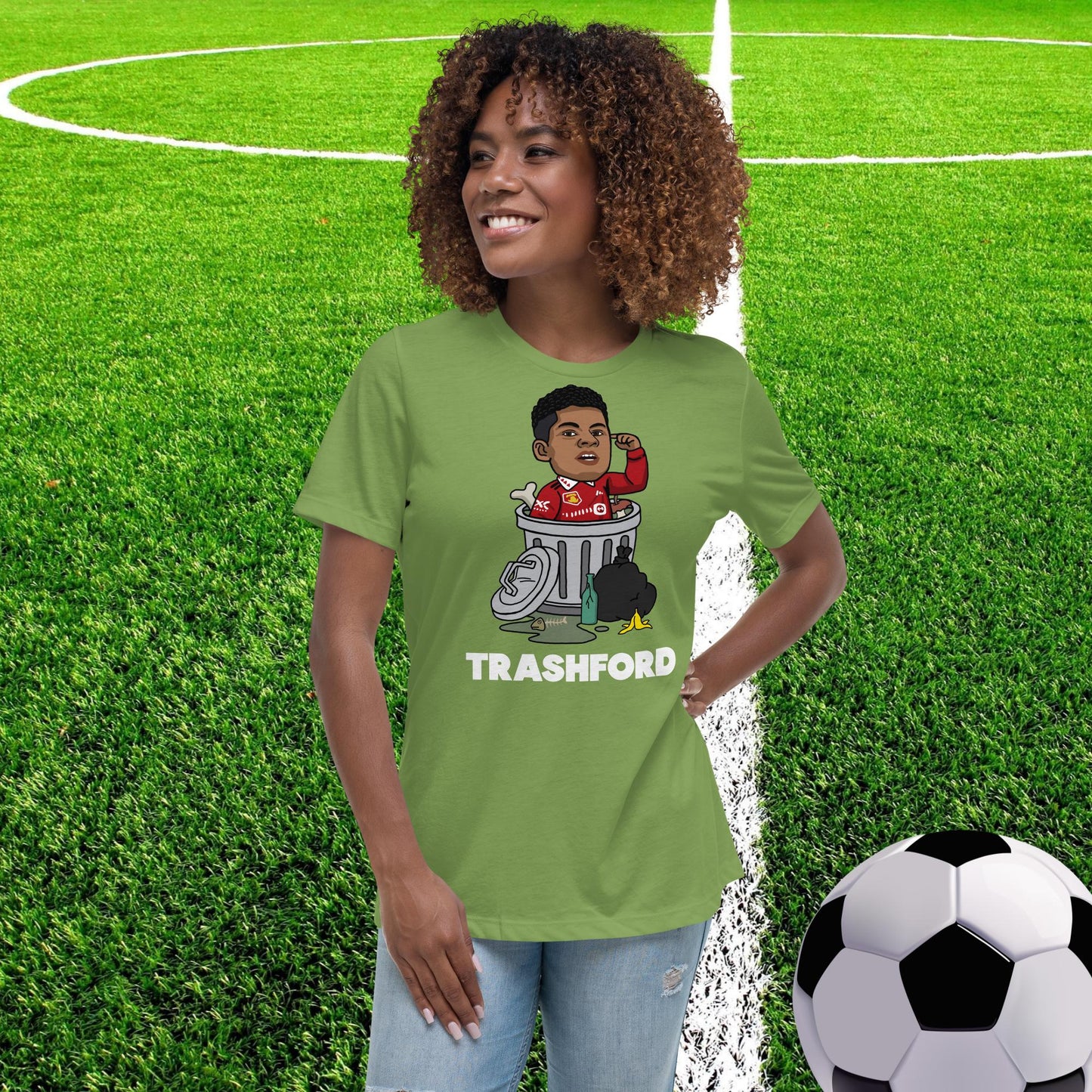 Trashford Marcus Rashford Manchester United Gift Man United Gift Marcus Rashford Women's Relaxed T-Shirt Next Cult Brand