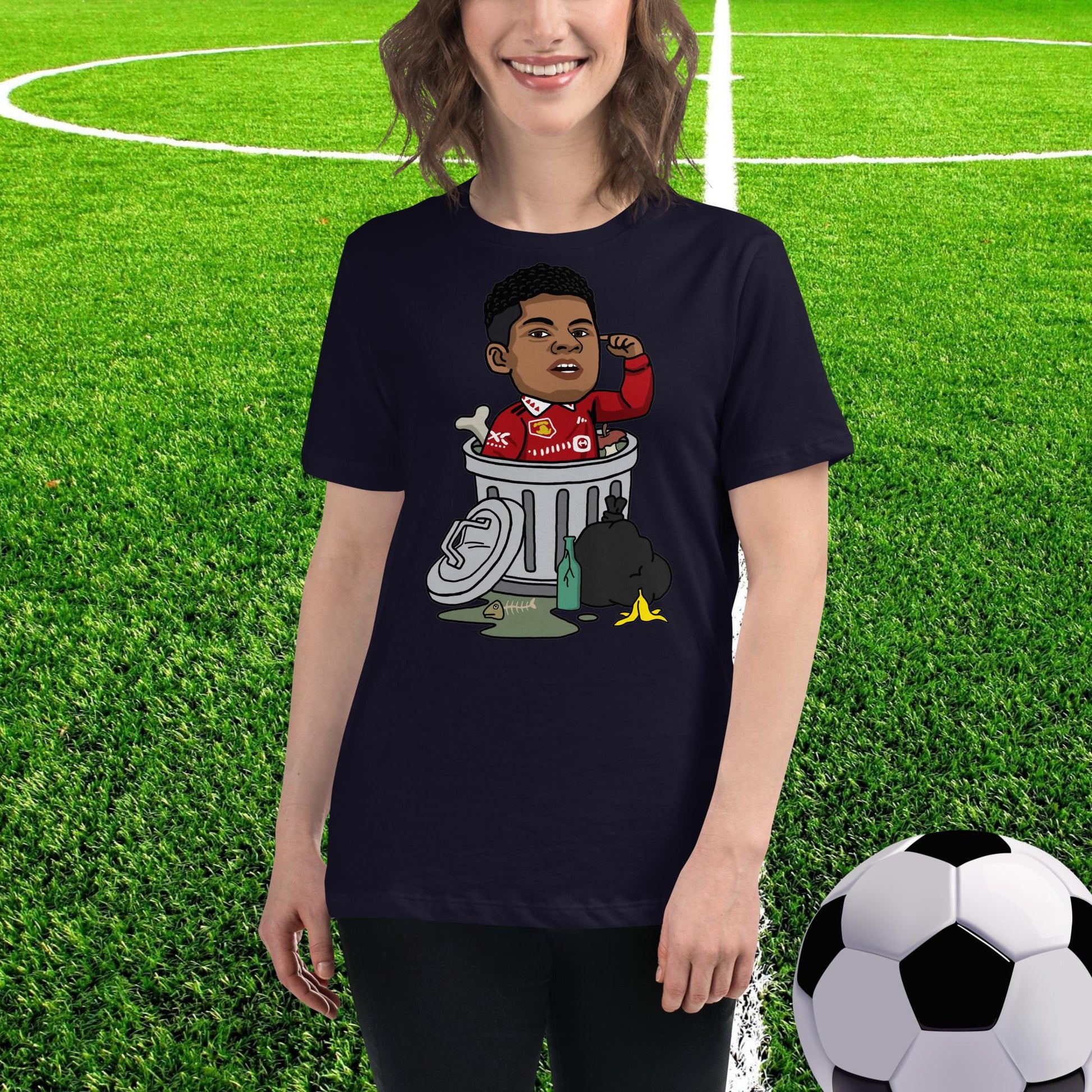 Trashford Marcus Rashford Manchester United Gift Man United Gift Marcus Rashford Women's Relaxed T-Shirt Next Cult Brand