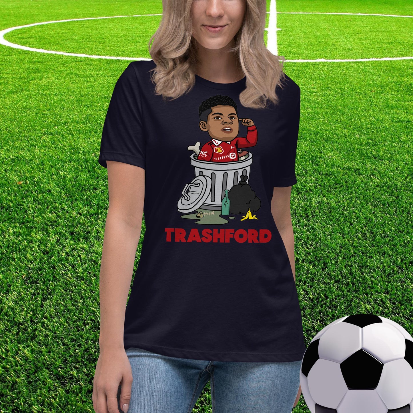 Trashford Marcus Rashford Manchester United Gift Man United Gift Marcus Rashford Women's Relaxed T-Shirt Next Cult Brand