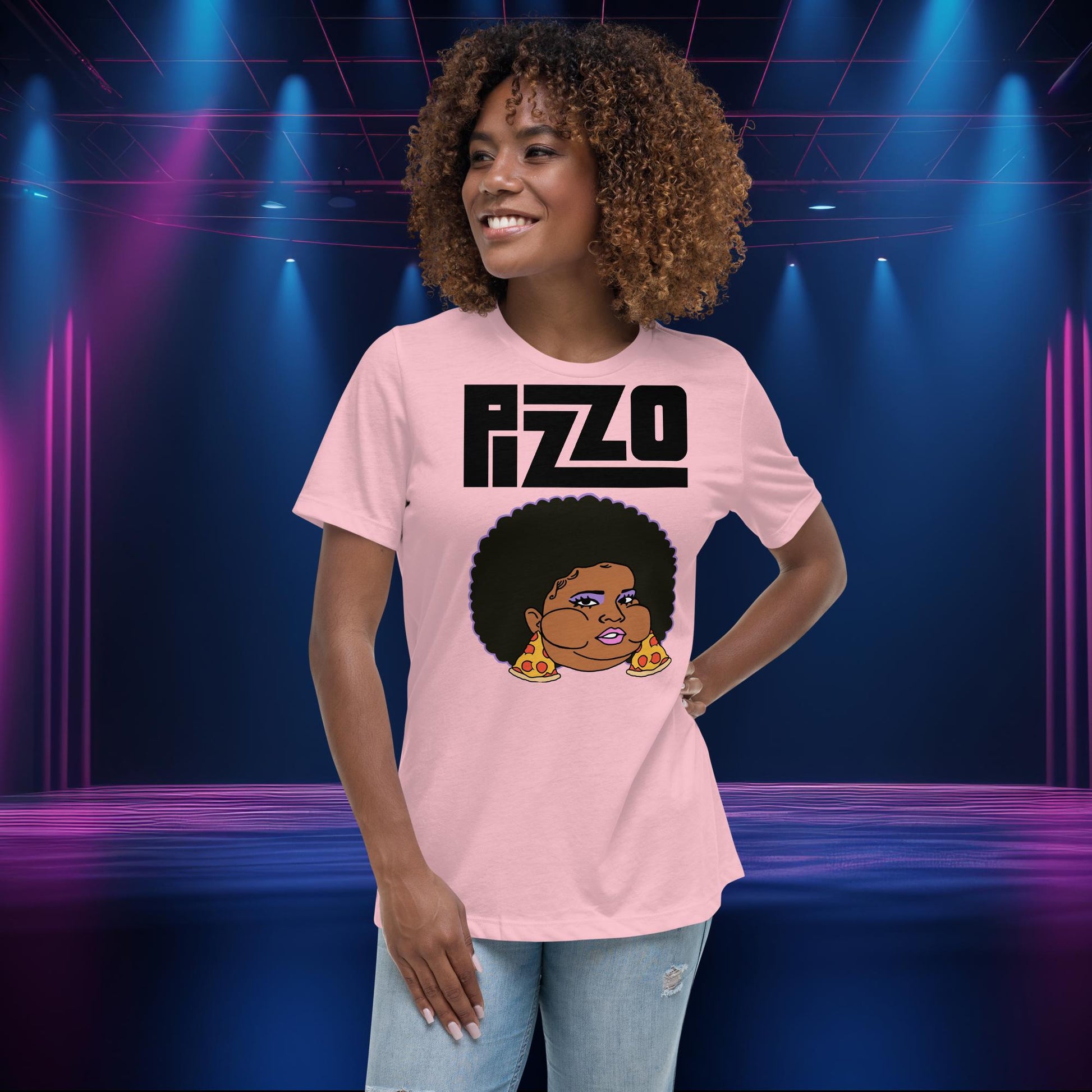 Pizzo Lizzo Pizza Lizzo Merch Lizzo Gift Body Positivity Body empowerment Lizzo Women's Relaxed T-Shirt Next Cult Brand