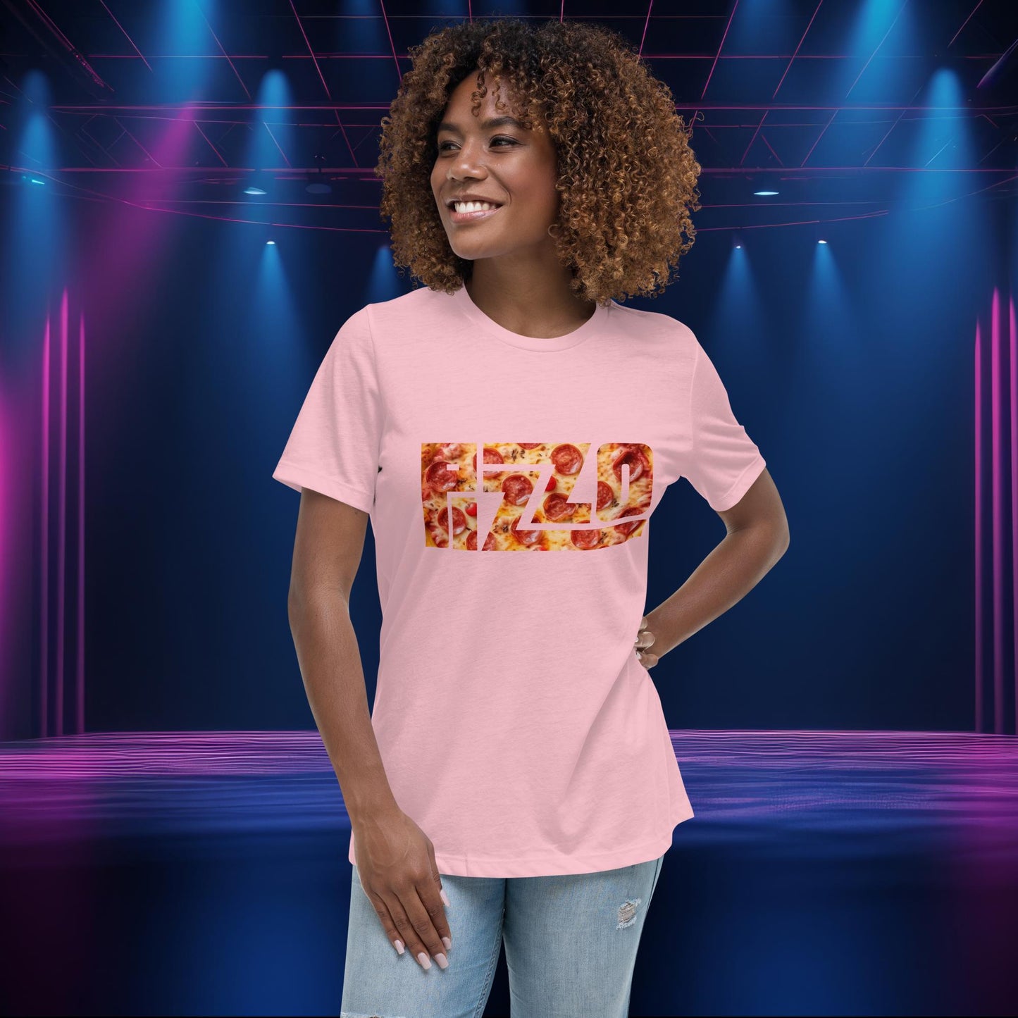 Pizzo Logo Lizzo Pizza Lizzo Merch Lizzo Gift Body Positivity Body empowerment Lizzo Women's Relaxed T-Shirt Next Cult Brand