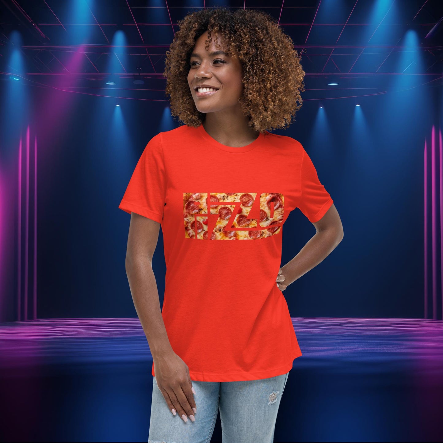 Pizzo Logo Lizzo Pizza Lizzo Merch Lizzo Gift Body Positivity Body empowerment Lizzo Women's Relaxed T-Shirt Next Cult Brand