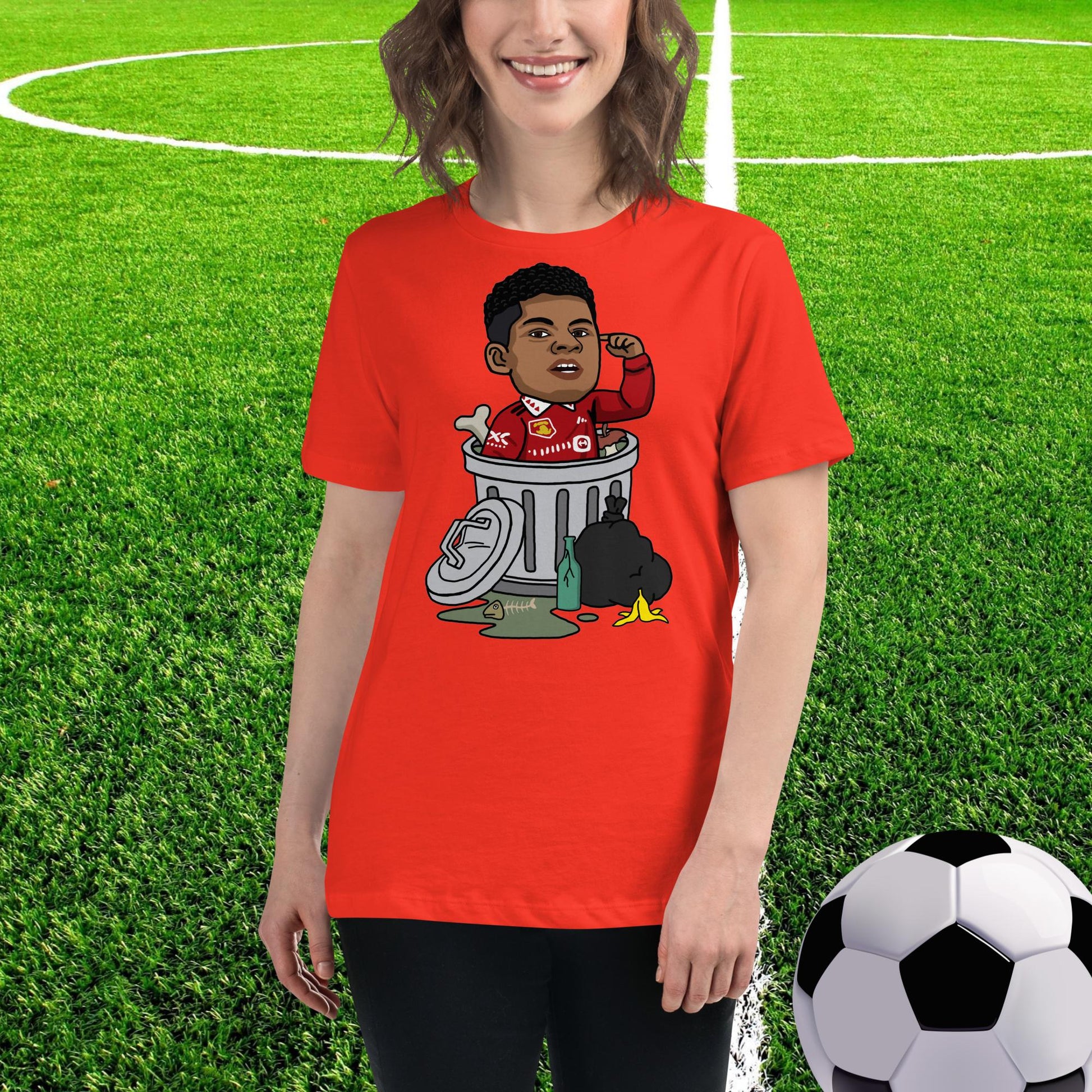 Trashford Marcus Rashford Manchester United Gift Man United Gift Marcus Rashford Women's Relaxed T-Shirt Next Cult Brand