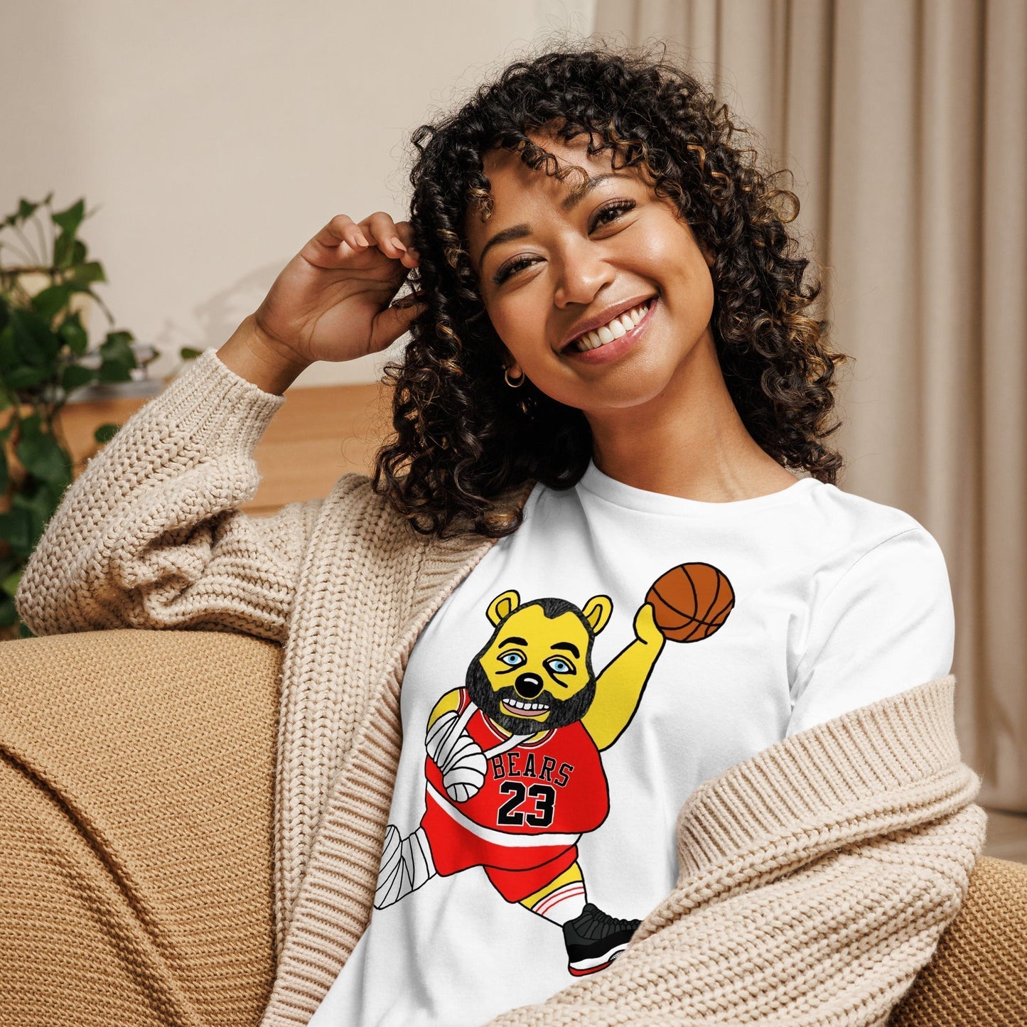 Air Segura, Tom Segura Basketball, Your Mom's House (YMH), 2 Bears 1 Cave, Funny Women's Relaxed T-Shirt Next Cult Brand 2 Bears 1 Cave, Air Segura, Podcasts, Stand-up Comedy, Tom Segura, YMH