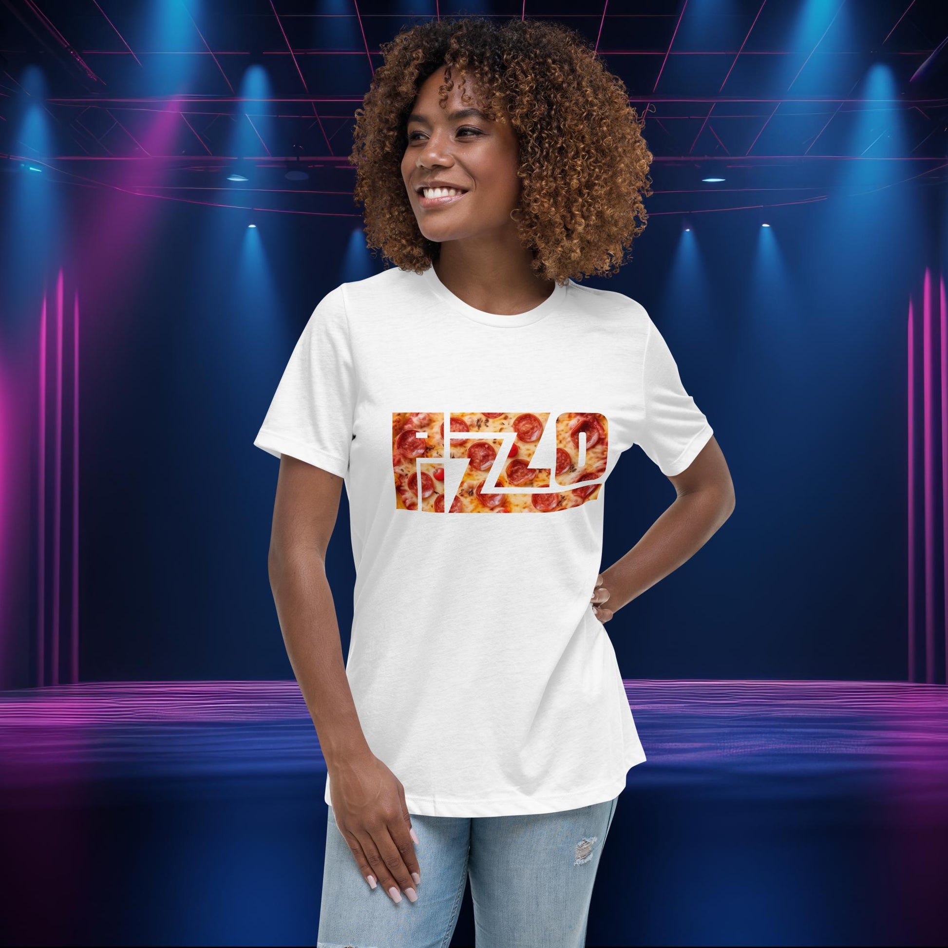 Pizzo Logo Lizzo Pizza Lizzo Merch Lizzo Gift Body Positivity Body empowerment Lizzo Women's Relaxed T-Shirt Next Cult Brand