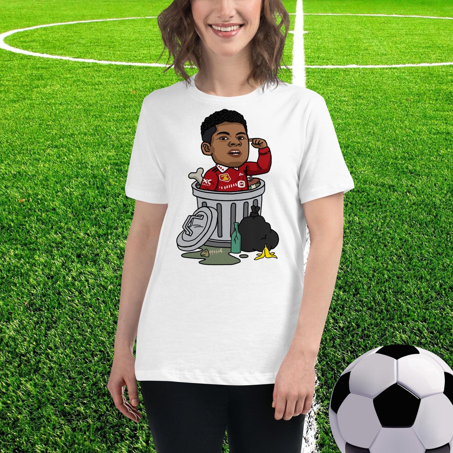 Trashford Marcus Rashford Manchester United Gift Man United Gift Marcus Rashford Women's Relaxed T-Shirt Next Cult Brand